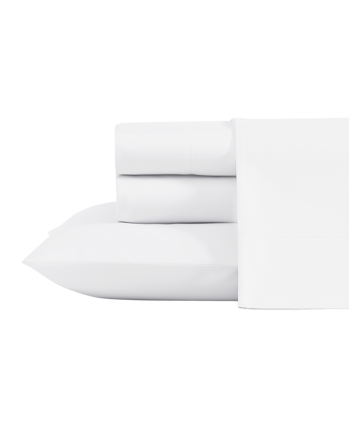 Laura Ashley Closeout!  800 Thread Count Cotton Sateen Blend 4-pc. Sheet Set, Queen In White