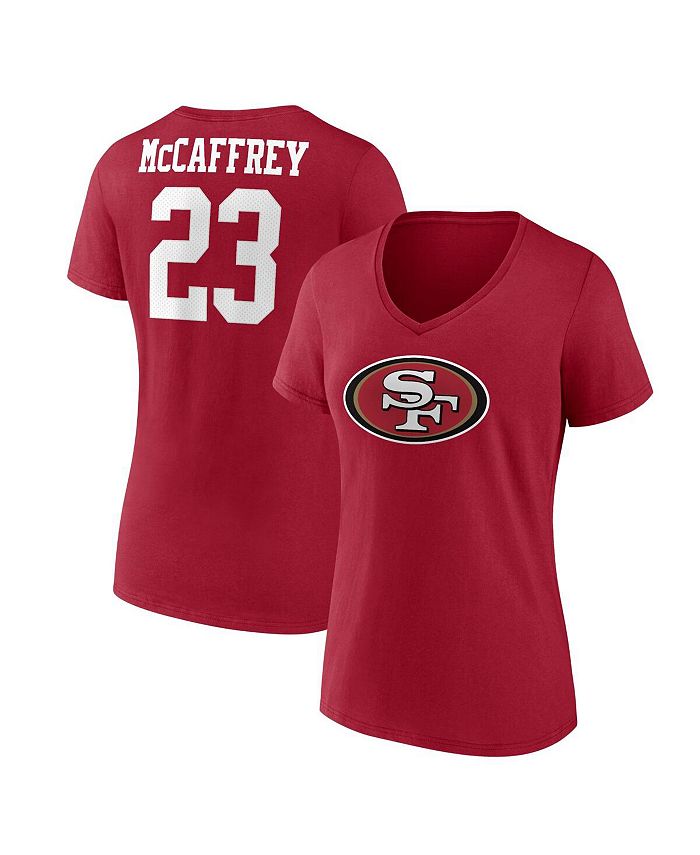 Fanatics Women's Christian McCaffrey Scarlet San Francisco 49ers Player ...