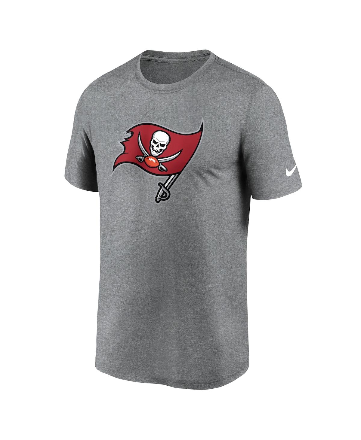 Men's NikeTampa Bay Buccaneers Legend Logo Performance T-shirt - Heather Charcoal