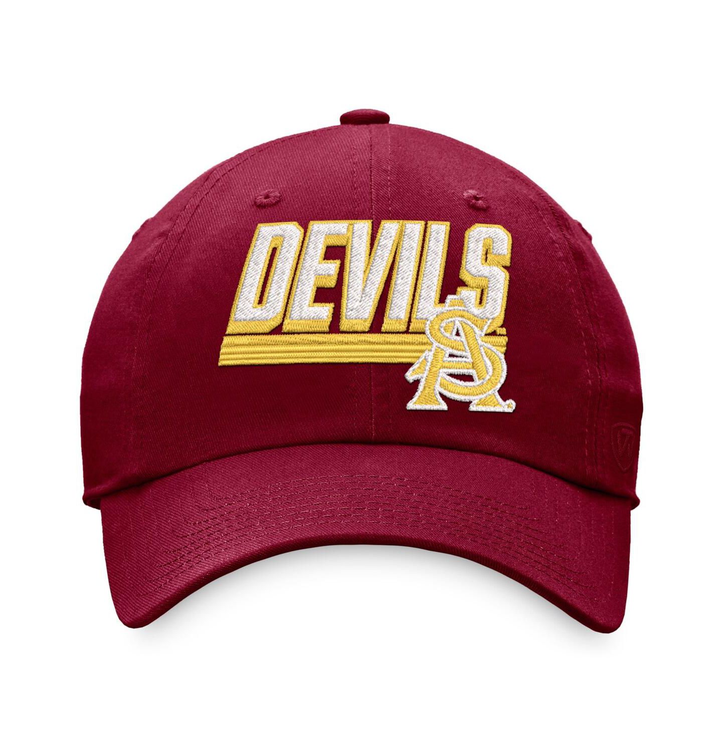 Мужская кепка Top of the World Maroon Arizona State Sun Devils Slice Adjustable Hat — фото 3