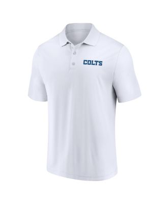 Men's Royal, White Indianapolis Colts Dueling Two-Pack Polo Shirt Set