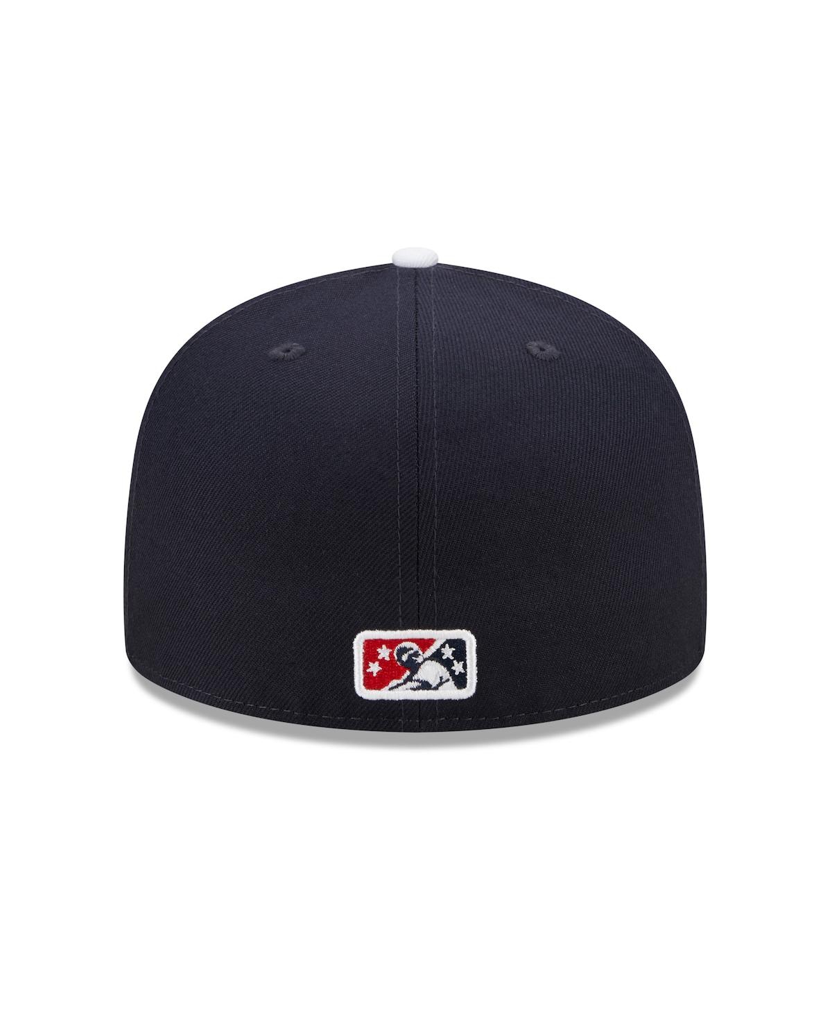 Men's New Era Navy Salem Red Sox Marvel x Minor League 59FIFTY Fitted Hat - Navy