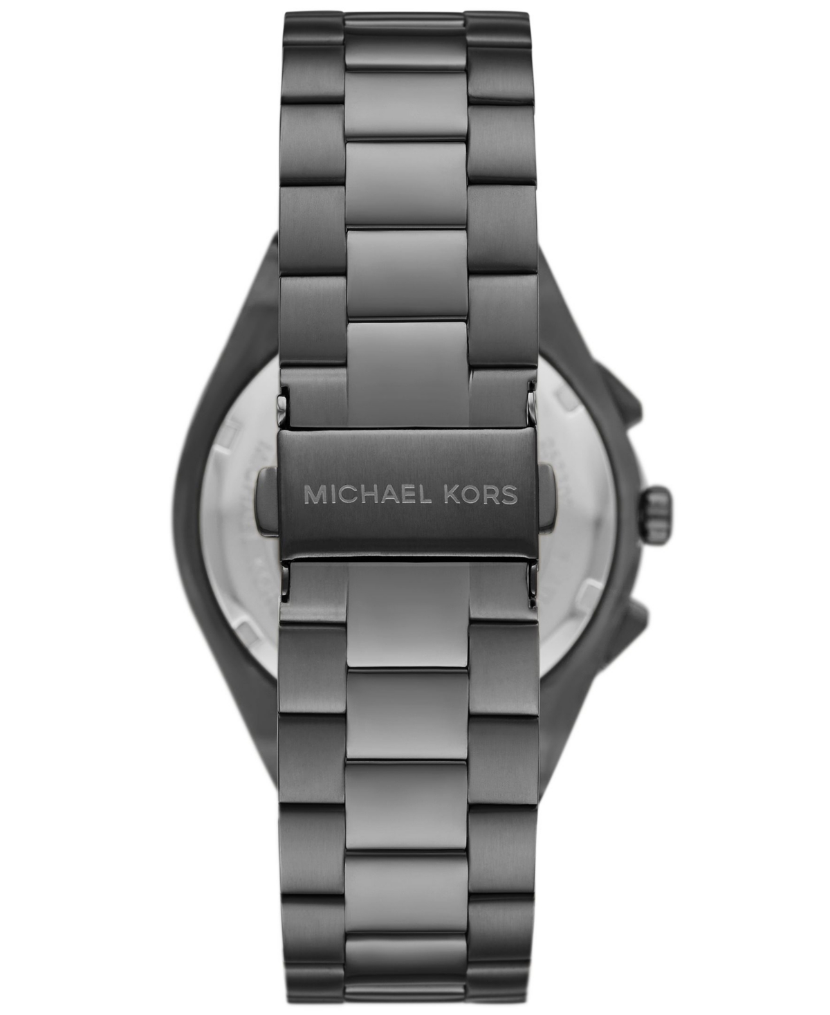 Shop Michael Kors Men's Lennox Quartz Chronograph Gunmetal-tone Stainless Steel Watch 40mm