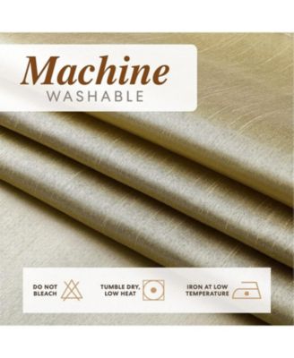 Home Living 2 Piece Lightweight Basic Sheer Grommet Top Curtain Panels