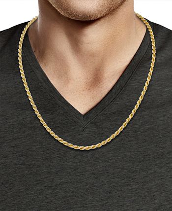 Macys mens rope chain sales
