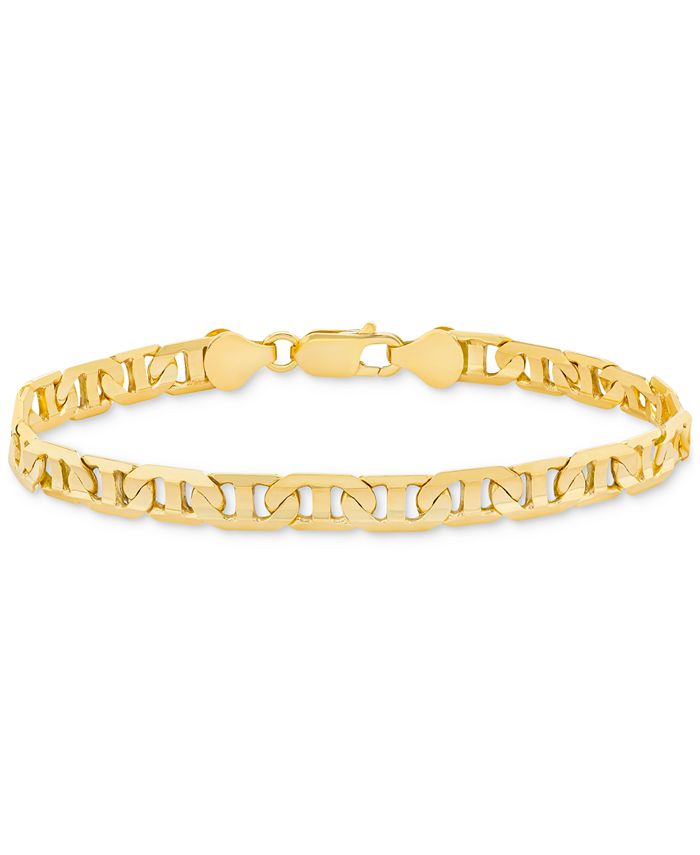 Macy's Men's Mariner Link Chain Bracelet in 14k Goldplated Sterling