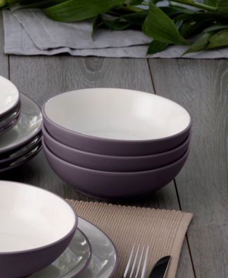 Colorwave Coupe 16 Pc. Dinnerware Set, Service for 4