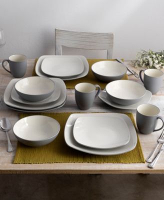 Colorwave Square 16 Pc. Dinnerware Set, Service for 4