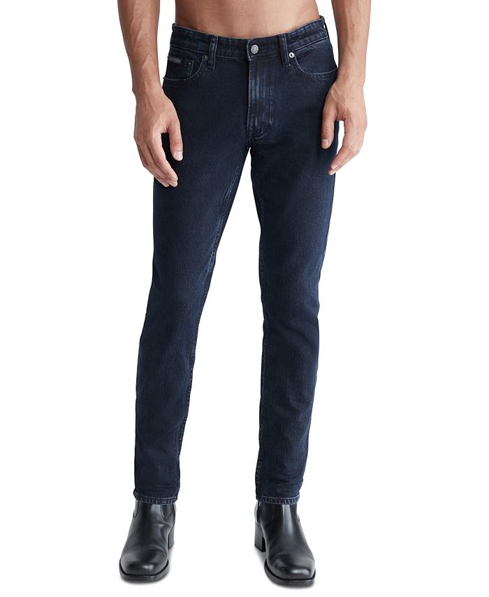 Jeans Men\'s Klein Slim Macy\'s Calvin Straight-Fit - Stretch