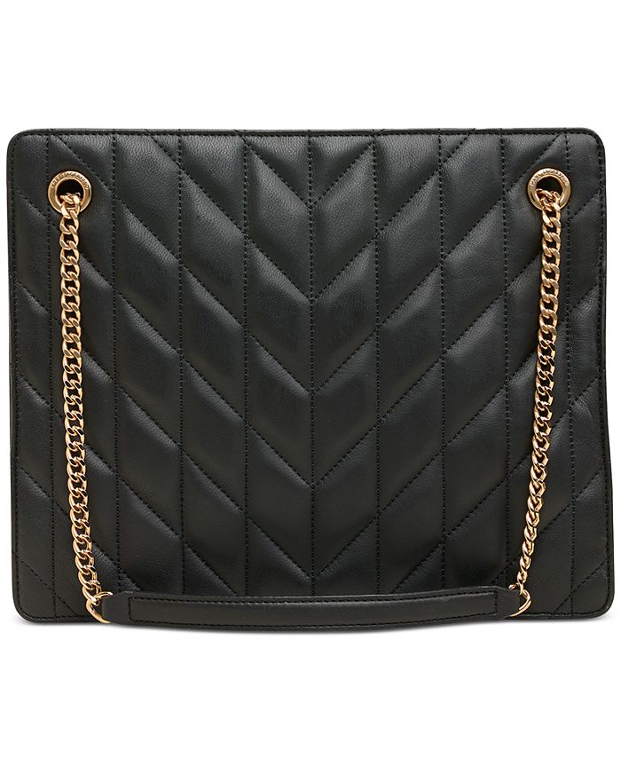 KARL LAGERFELD PARIS Lafayette Medium Leather Shoulder Bag Macy's