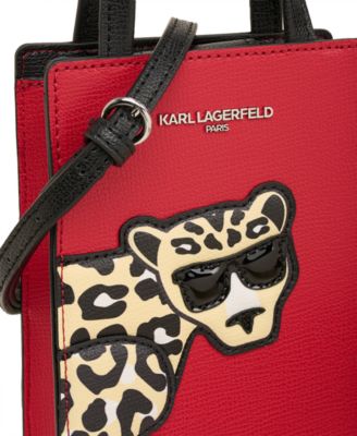 KARL LAGERFELD womens Maybelle Choupette Crossbody Réunion