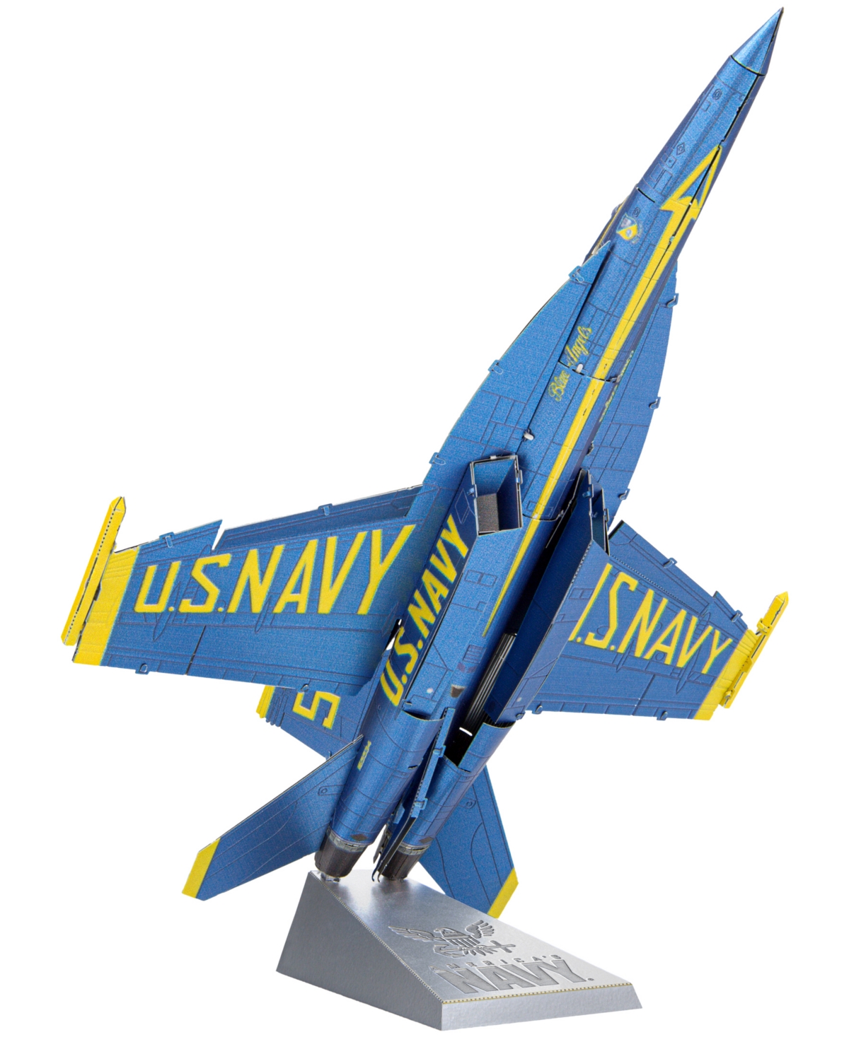 University Games Fascinations Metal Earth Premium Series Iconx 3d Metal Model Kit Blue Angels F/a-18 Super Hornet In No Color