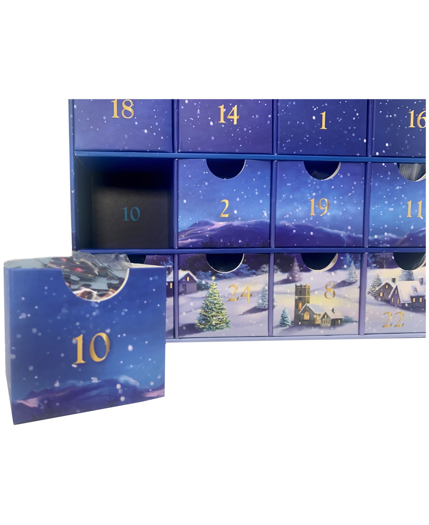 Детская игрушка Eurographics Merry Christmas 24 50-Piece Jigsaw Puzzles Advent Calendar, Ages 4+ — фото 5
