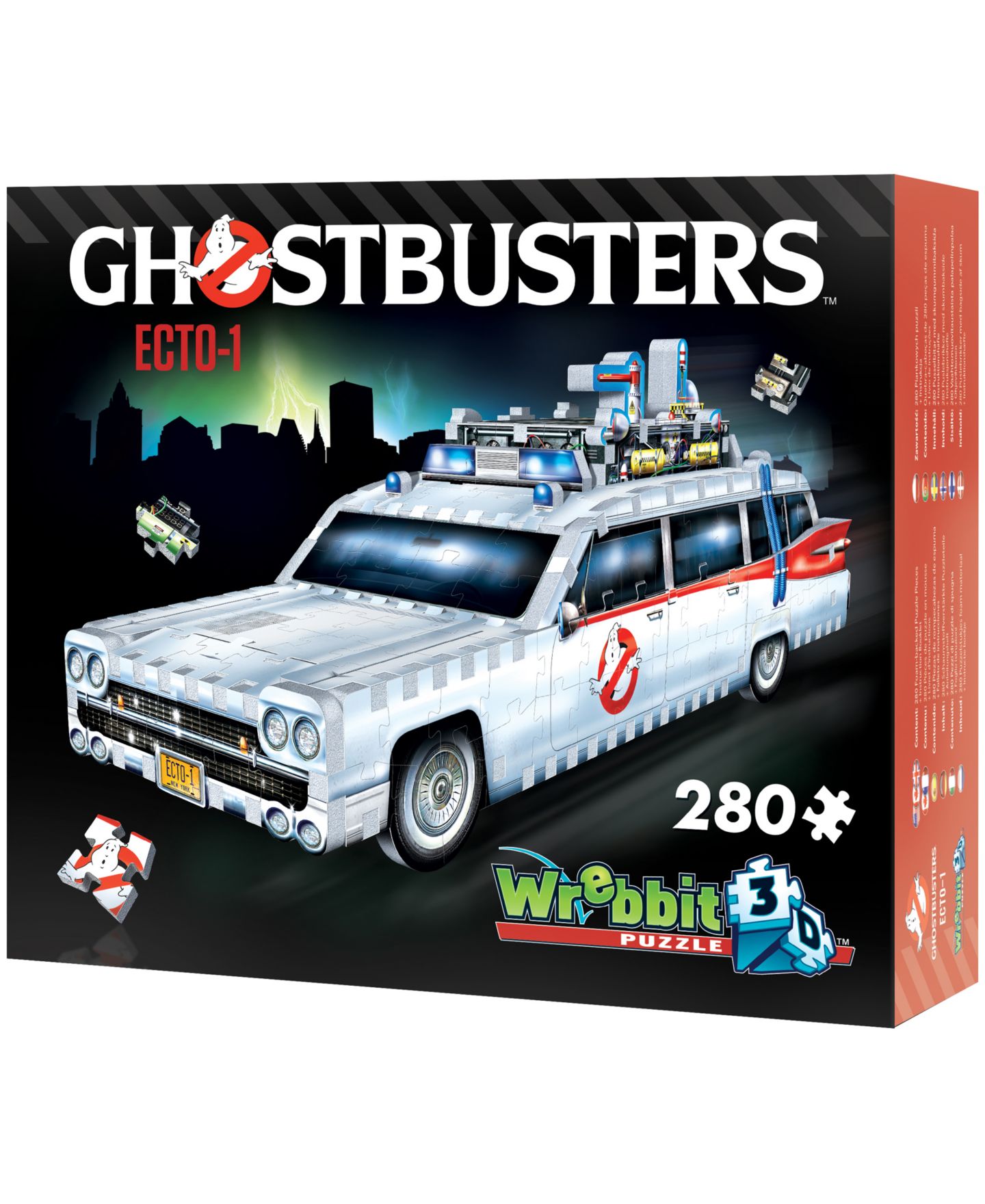 Детский пазл University Games Wrebbit Ghostbusters Ecto-1 280 Pieces 3D Puzzle, Ages 12+ — фото 2