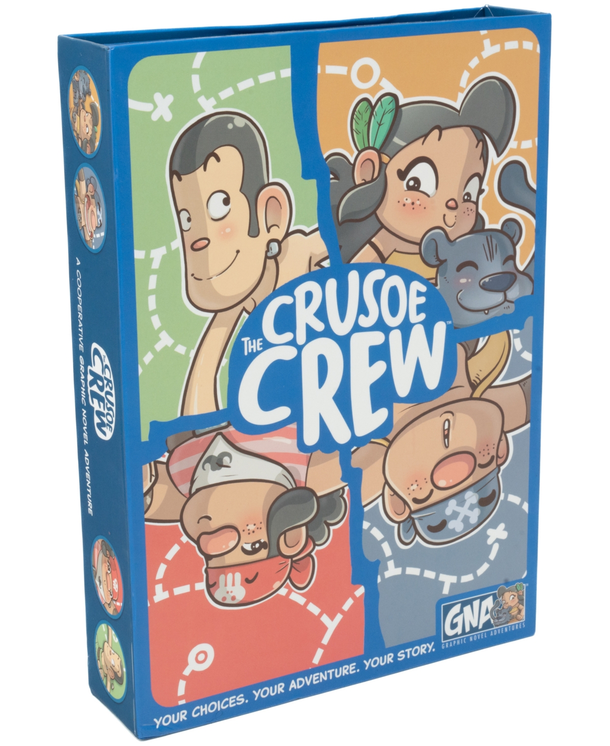University Games Kids' Graphic Novel Adventures The Crusoe Crew Family Game In No Color