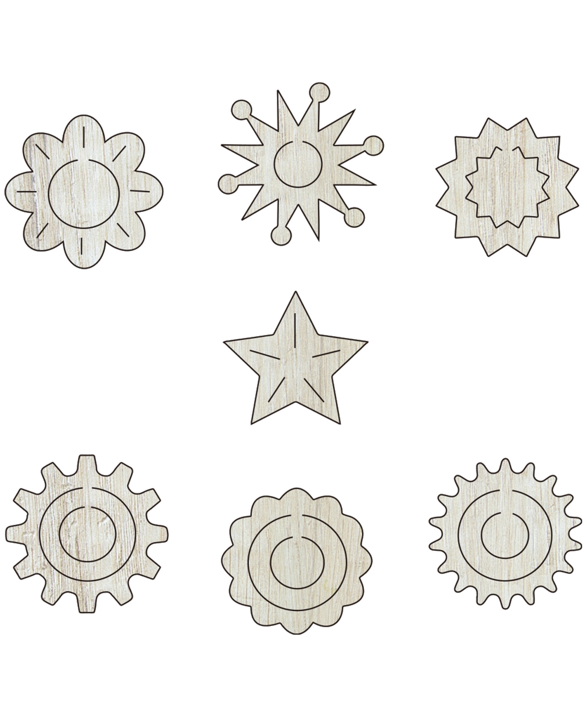 University Games Wooden Jigsaw Puzzle Circles, 309 Pieces In No Color
