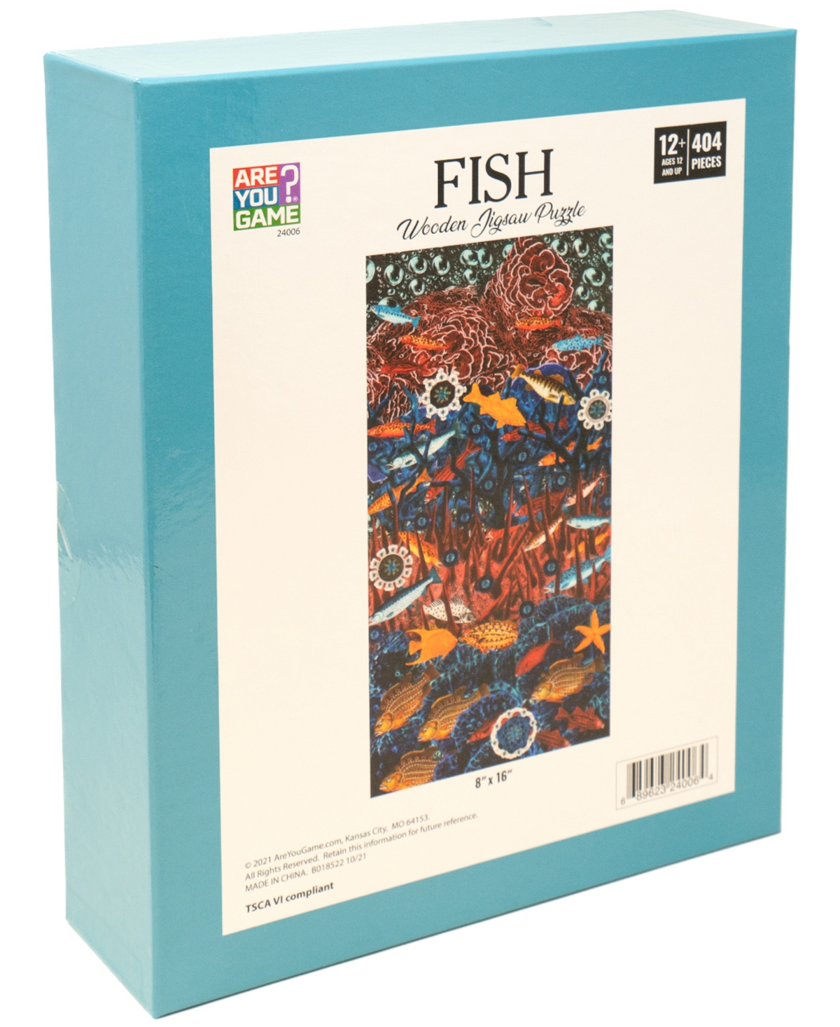 Shop University Games Areyougame.com Wooden Jigsaw Puzzle Fish, 404 Pieces In No Color