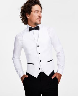Men's Slim-Fit Stretch Tuxedo Vest, Created for Macy's 
