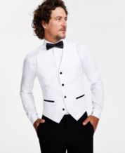 Macy's white top tuxedo jacket