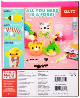 Mini Pom-Pom Food Animals Set