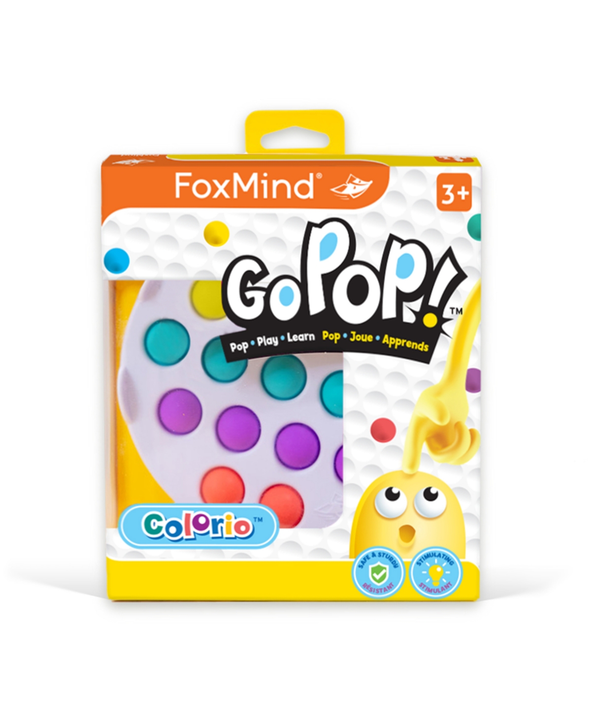 University Games Babies' Foxmind Games Go Pop Colorio Preschool Game In No Color