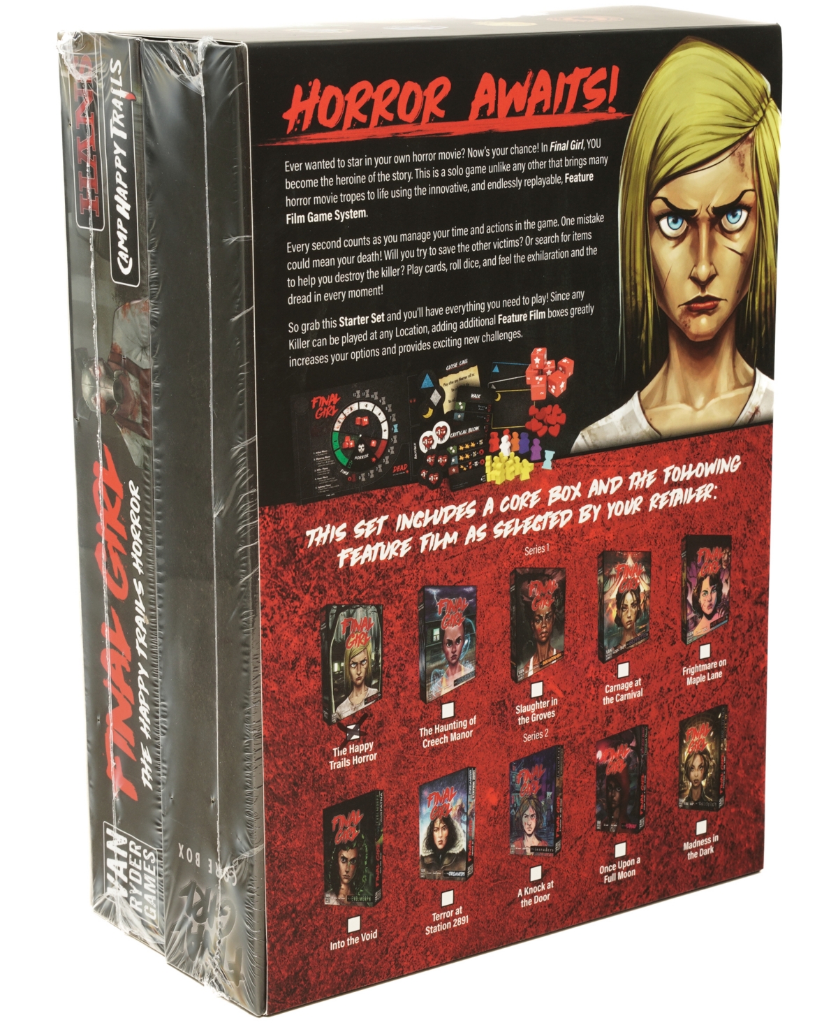 University Games Van Ryder Games Final Girl Starter Set Core Box The Happy Trails Horror In No Color