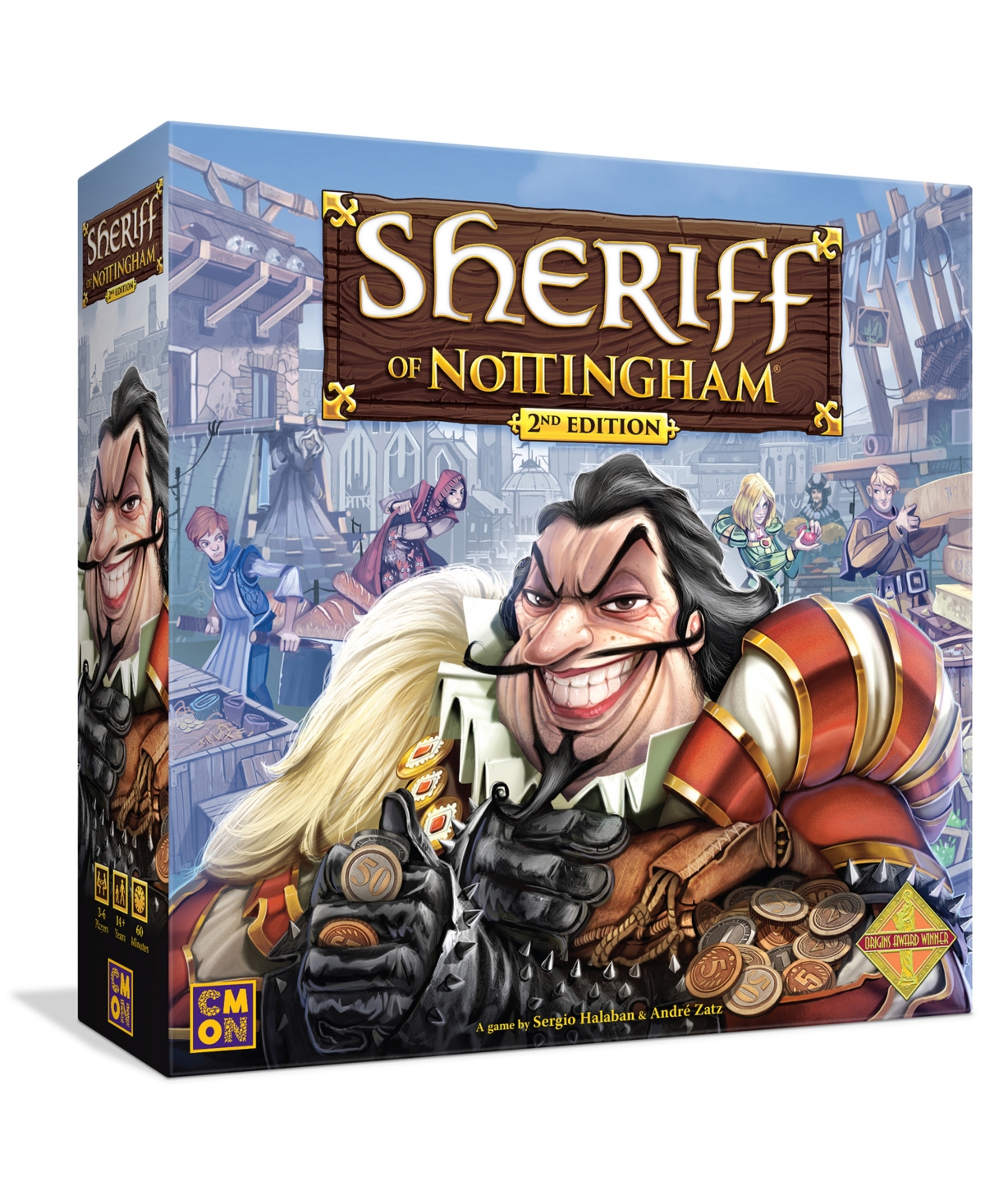 University Games Cmon Sheriff Of Nottingham Game 2nd Edition In No Color