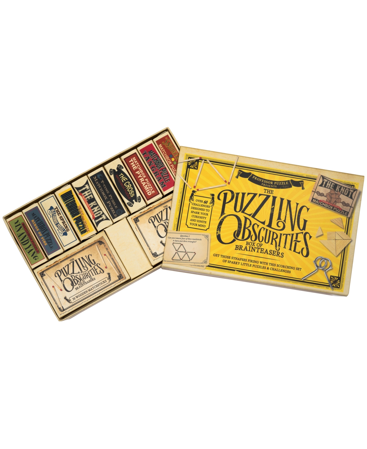 Shop University Games Professor Puzzle The Puzzling Obscurities Box Of Brainteasers In No Color