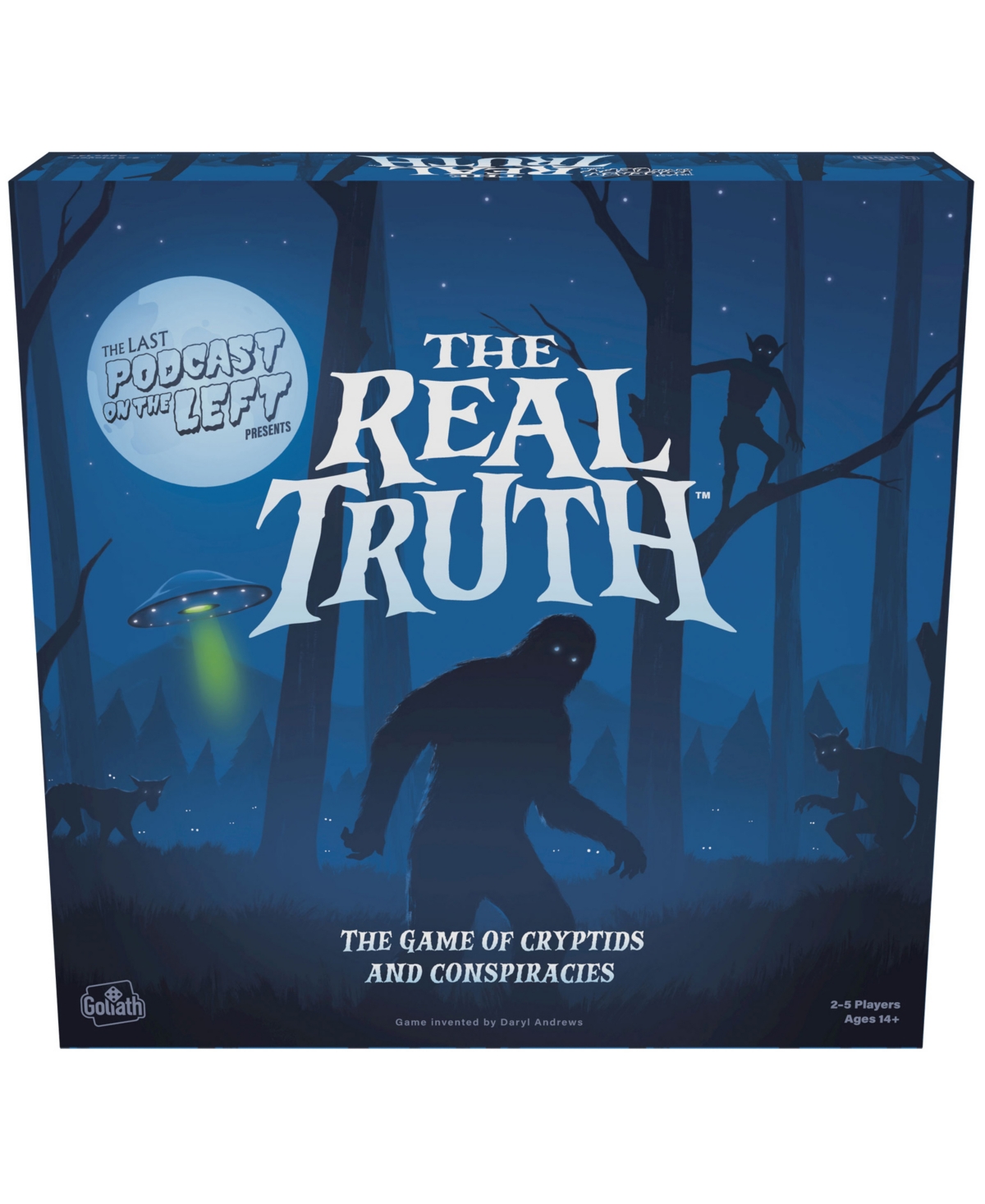 University Games Goliath The Last Podcast On The Left Presents The Real Truth The Strategy Game Of Creatures, Cryptid In No Color