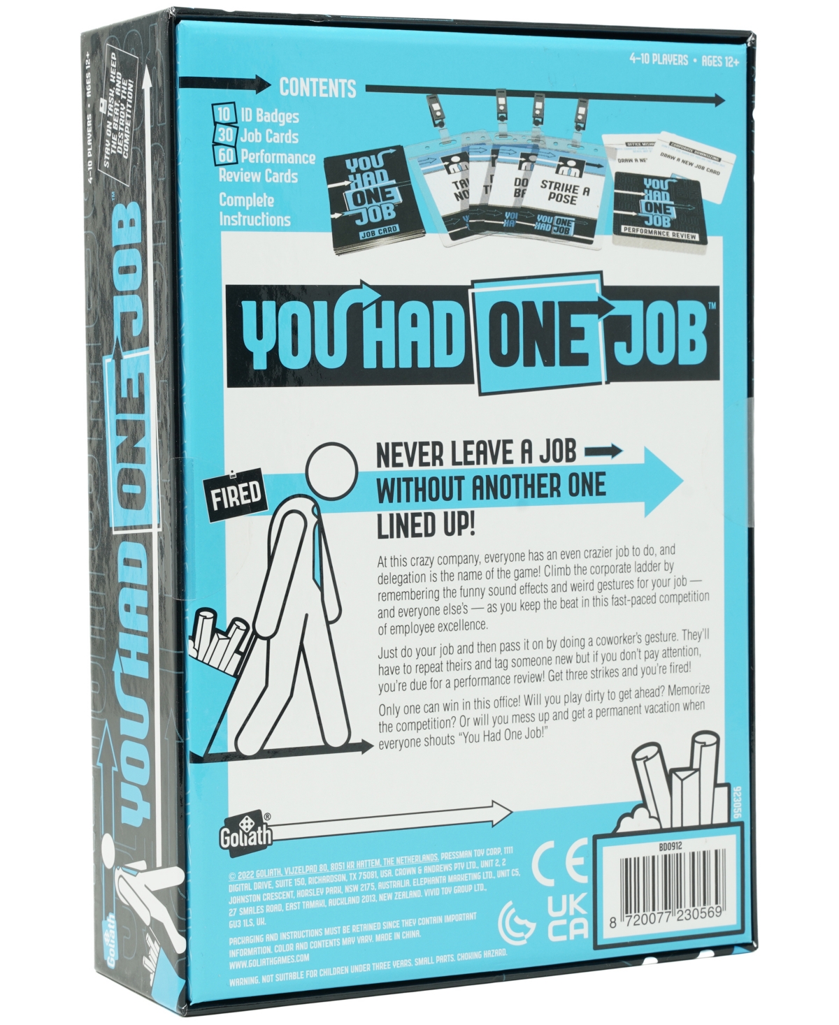 University Games Goliath You Had One Job Party Game In No Color