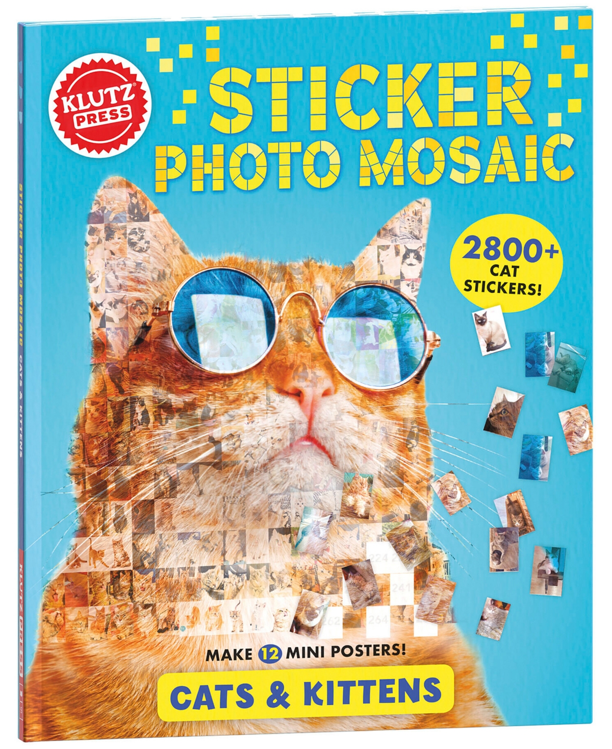 Klutz Kids' Press Sticker Photo Mosaic Cats Kittens In No Color