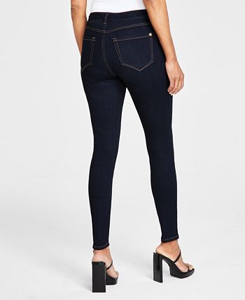 I.n.c. International Concepts Plus Size Essex Super Skinny Jeans, Created for Macy's - Deep Black - Size 22W