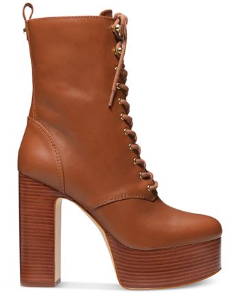Michael kors clearance brown boots macys