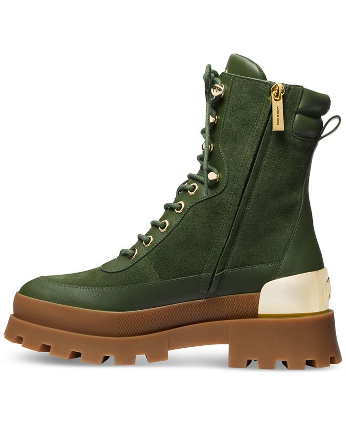 Michael Kors Women's Rowan Side-Zip Ankle Combat Booties - Macy's
