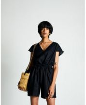 Black romper macys sale