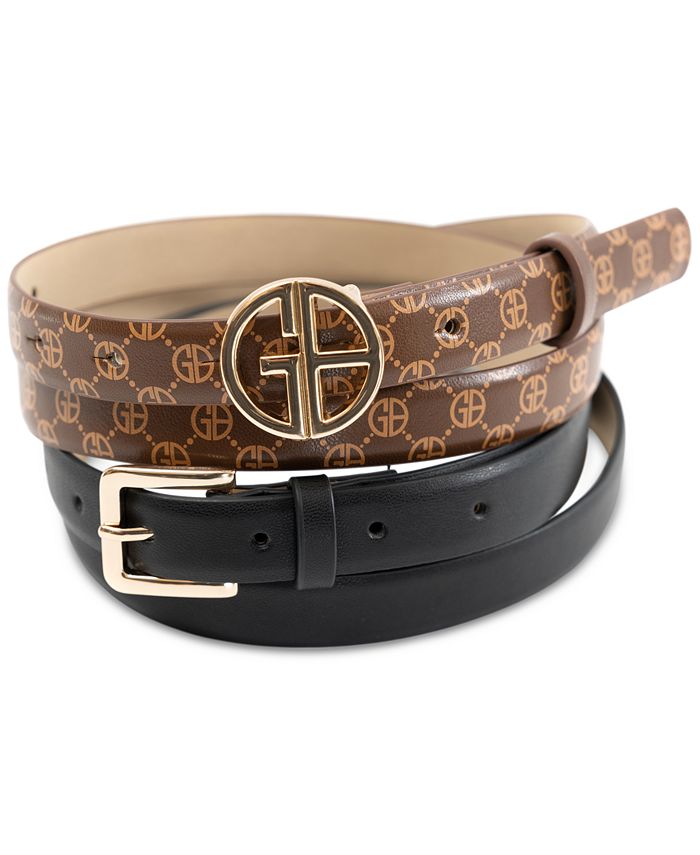Giani Bernini Women's 2Pk. FauxLeather Belts Macy's