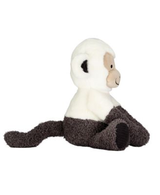 Jungle Party White/Gray Plush Monkey Stuffed Animal Toy - Charlie