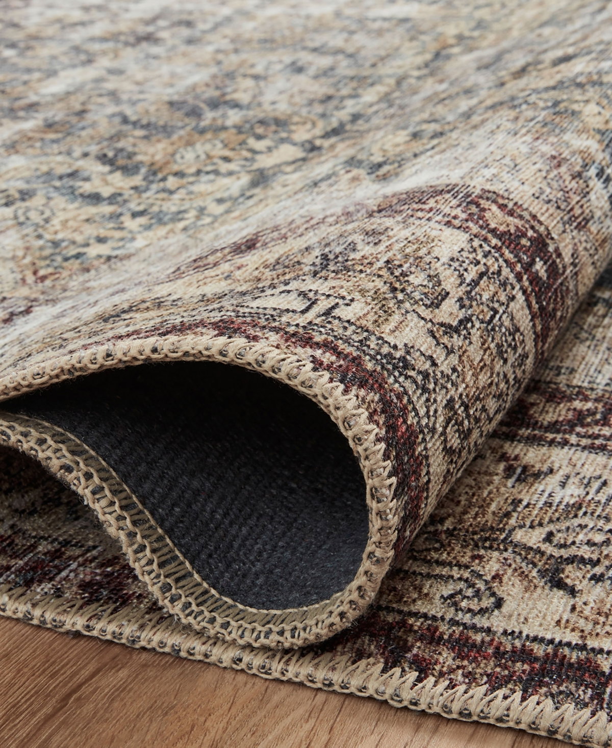 Amber Lewis Loloi Georgie Ger-04 3' 12' Area Rug - Beige