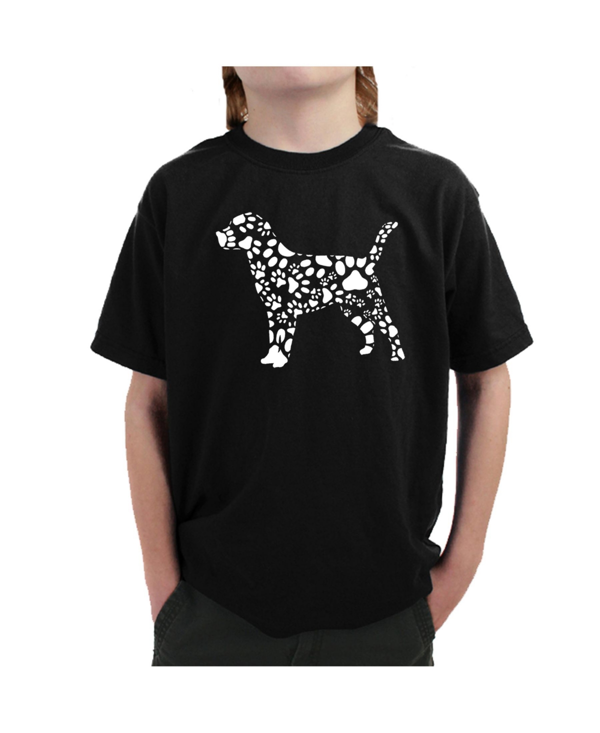 LA POP ART BIG BOY'S WORD ART T-SHIRT