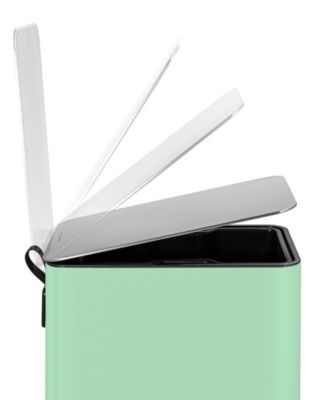 10L / 2.6 Gallon Slim Step Can - Shiny Mint
