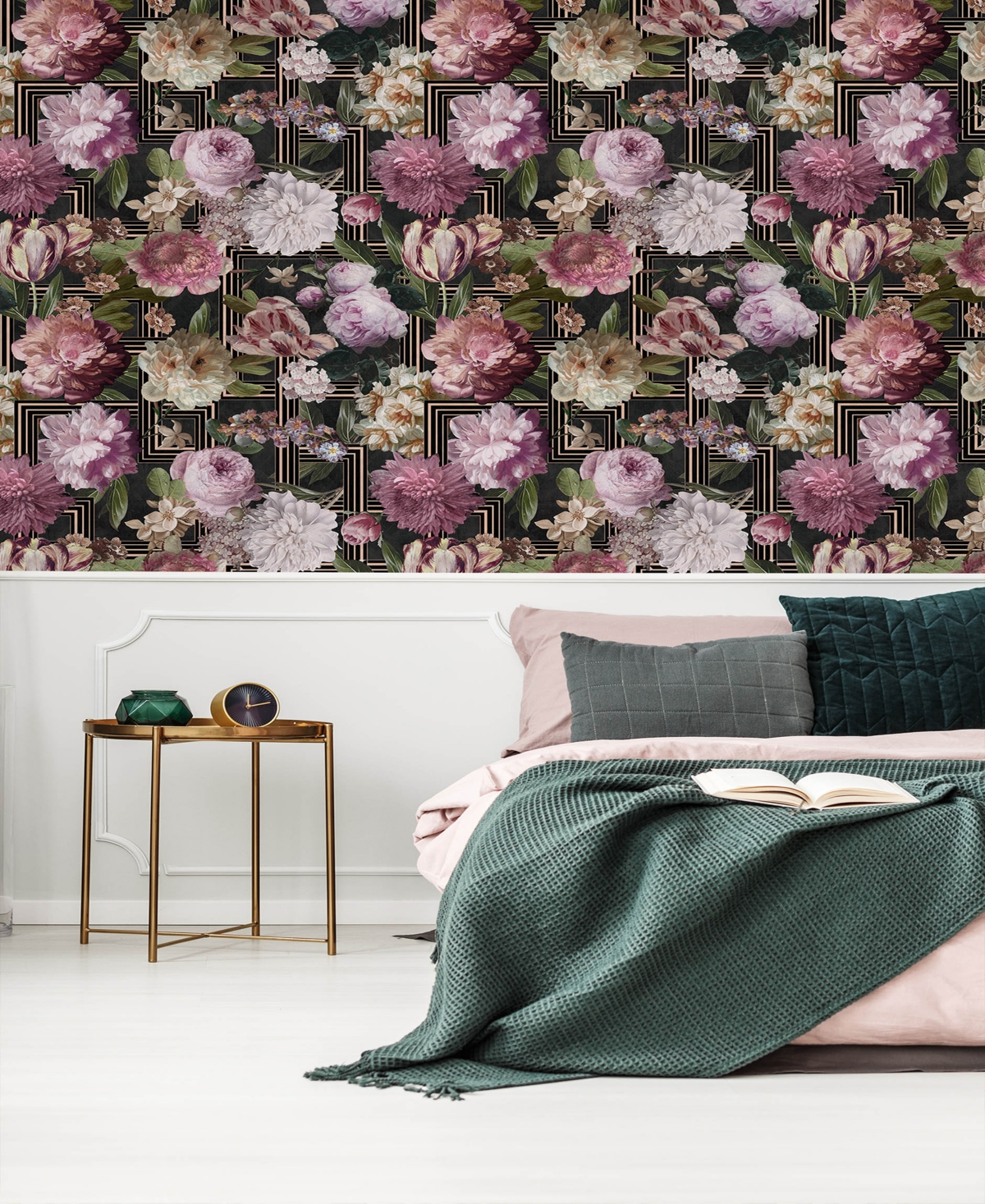 Shop Transform Bouquet Peel And Stick Wallpaper In Multi