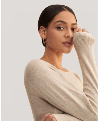 Women's Cashmere Casual Scoop Neck Soft Sweater