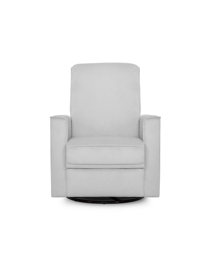 Evolur Raleigh Upholstered Plush Seating Glider Swivel, Recliner ...