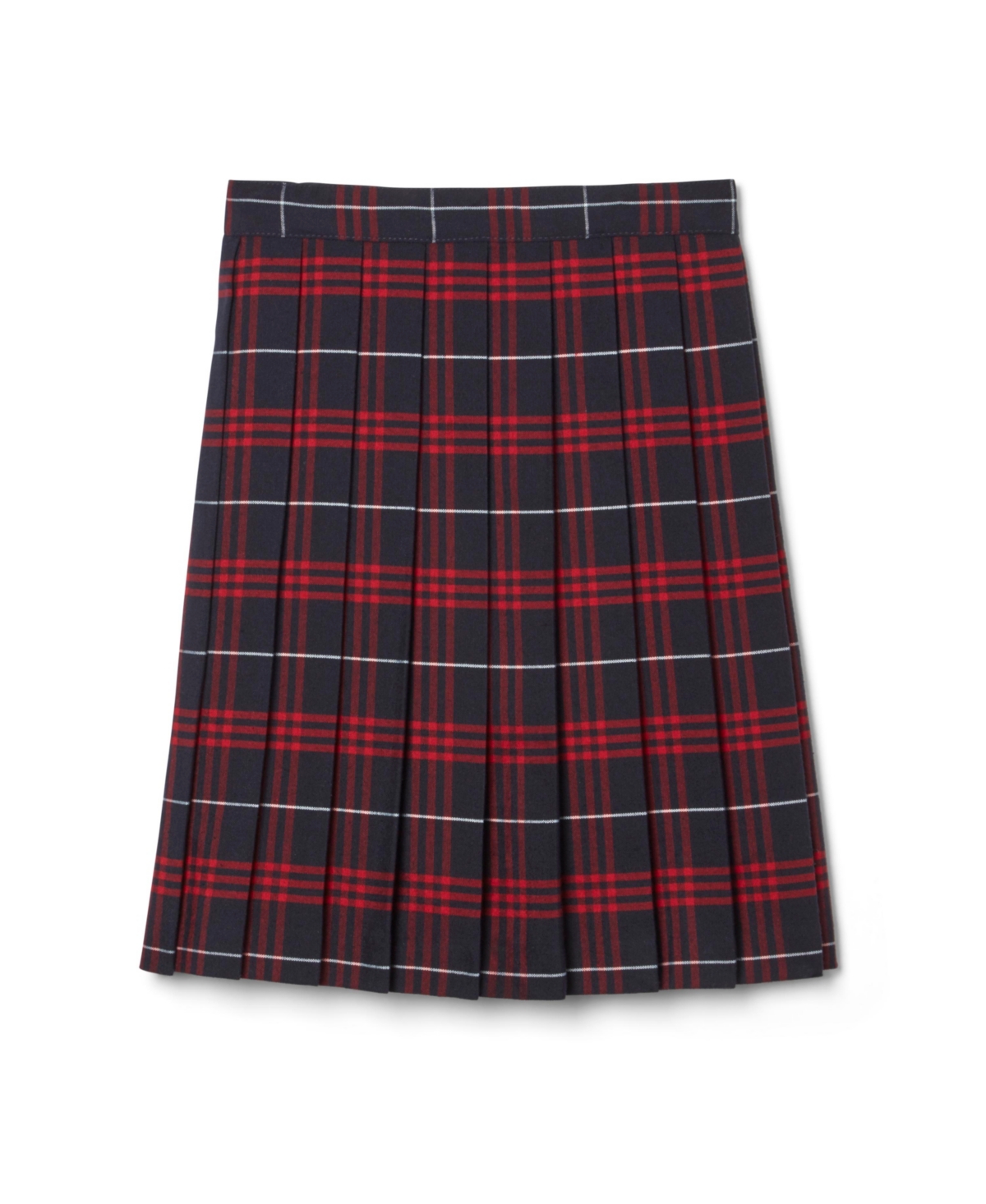 French Toast Big Girls Adjustable Waist Mid-Length Plaid Pleated Skirt
