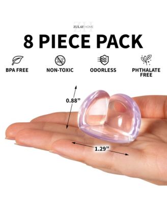 8 Pack Corner Protector Baby Proof Corners and Edges - Round Table Corner Protectors for Baby