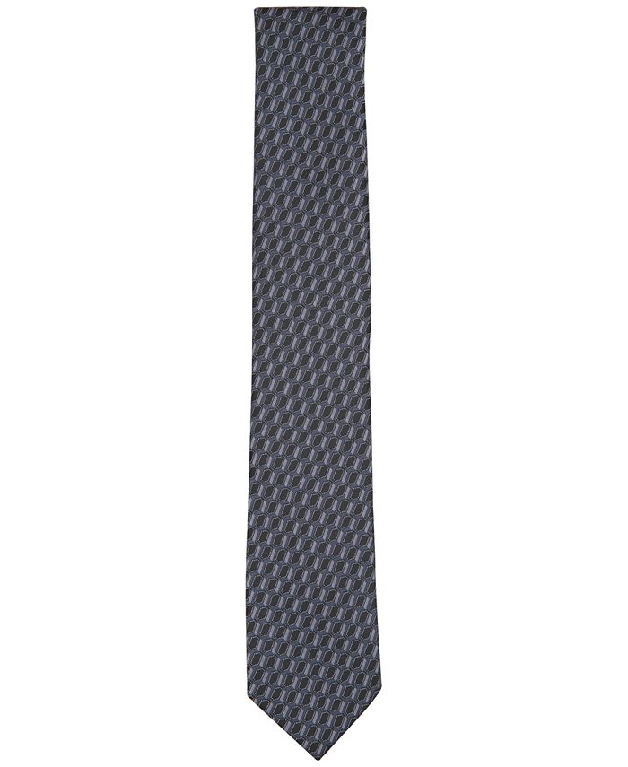 Alfani Men's Empire Geo-Print Tie, Created for Macy's - Macy's