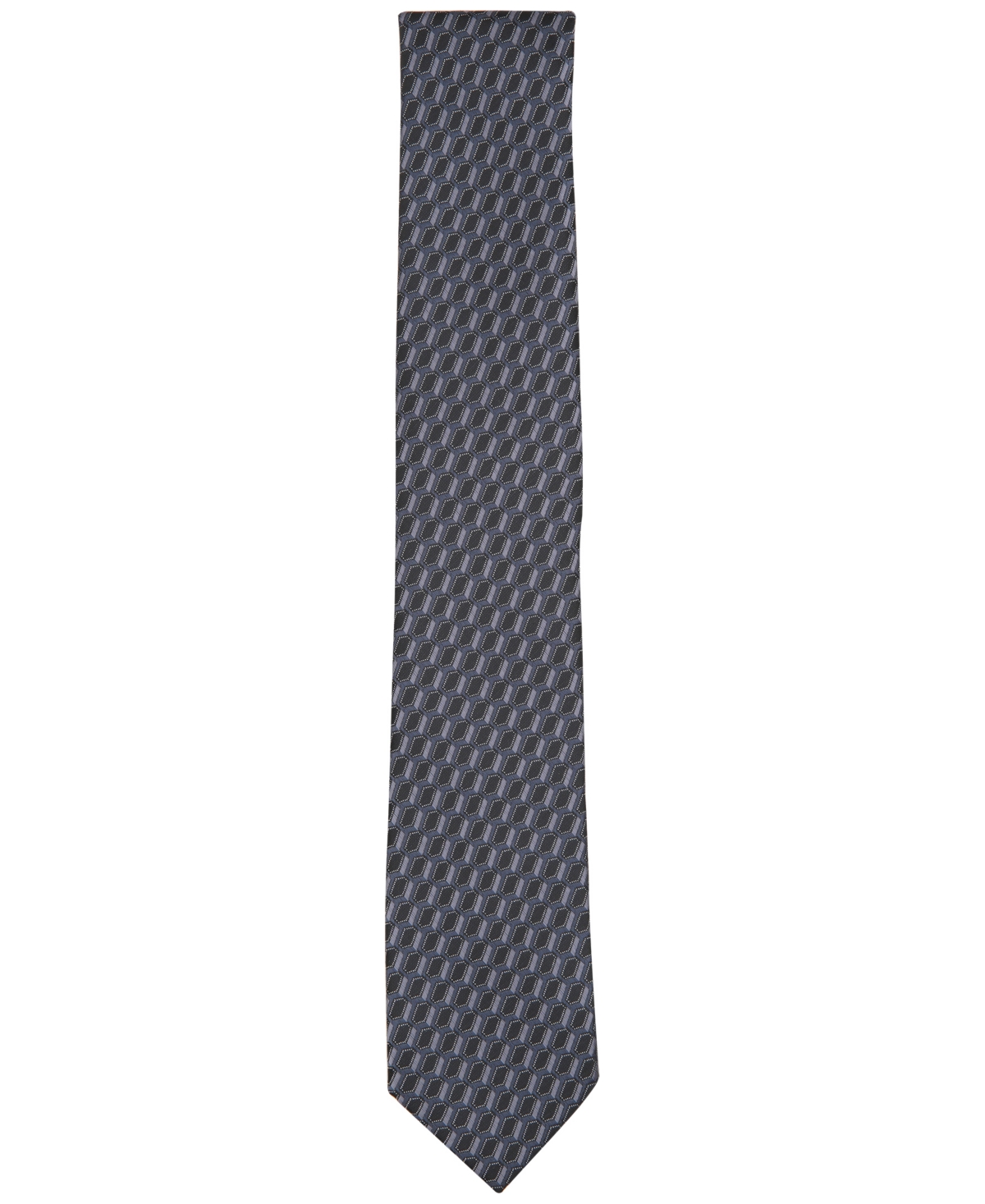 Shop Alfani Men's Empire Geo-print Tie, Created For Macy's In Pink
