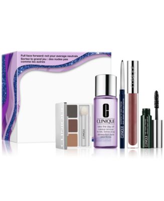 Clinique 5-Pc. Full Face Forward: Not Your Average Neutrals Makeup Set ...