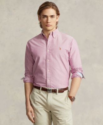 Polo Ralph Lauren Men's The Iconic Cotton Oxford Shirt - Macy's