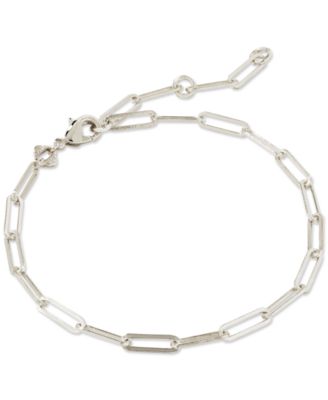 Kendra Scott - Rhodium-Plated Paperclip Chain Link Bracelet